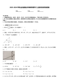 2023-2024学年山东省烟台市莱州市数学八上期末质量检测试题含答案