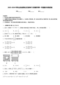 2023-2024学年山东省青岛五校联考八年级数学第一学期期末经典试题含答案