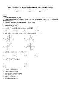 2023-2024学年广东省中学山市小榄镇数学八上期末学业质量监测试题含答案