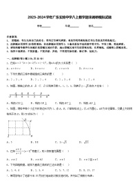 2023-2024学年广东实验中学八上数学期末调研模拟试题含答案