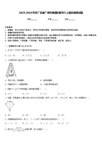 2023-2024学年广东省广州市黄埔区数学八上期末调研试题含答案