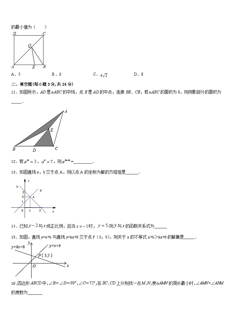 2023-2024学年广东省广州市天河区暨南大附中数学八上期末复习检测模拟试题含答案03
