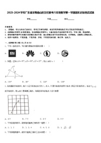 2023-2024学年广东省深圳南山区五校联考八年级数学第一学期期末达标测试试题含答案