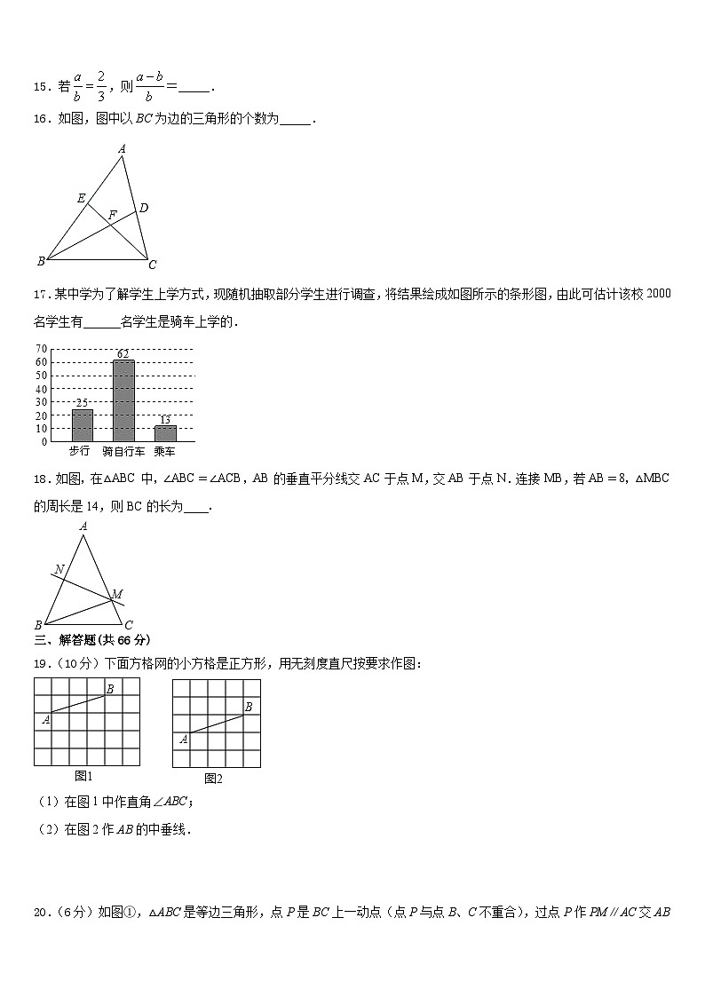 2023-2024学年广东省深圳市深圳实验学校初中部联考数学八年级第一学期期末调研试题含答案03