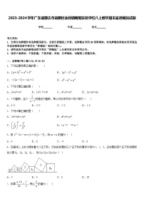 2023-2024学年广东省肇庆市高要区金利镇朝阳实验学校八上数学期末监测模拟试题含答案