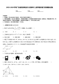 2023-2024学年广东省茂名电白区七校联考八上数学期末复习检测模拟试题含答案