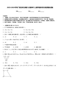 2023-2024学年广西玉林玉州区七校联考八上数学期末综合测试模拟试题含答案