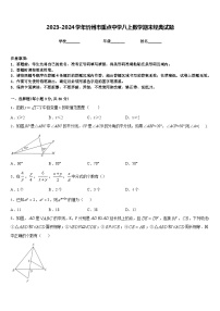 2023-2024学年忻州市重点中学八上数学期末经典试题含答案