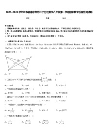 2023-2024学年江苏省南京师范江宁分校数学八年级第一学期期末教学质量检测试题含答案