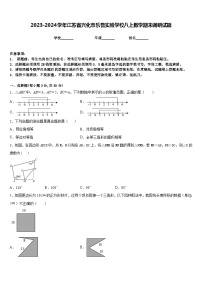 2023-2024学年江苏省兴化市乐吾实验学校八上数学期末调研试题含答案