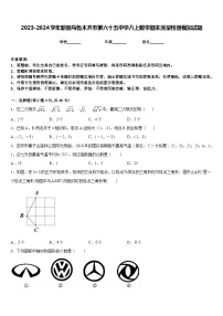 2023-2024学年新疆乌鲁木齐市第六十五中学八上数学期末质量检测模拟试题含答案