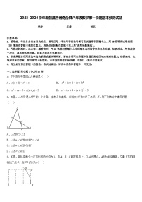 2023-2024学年新疆昌吉州奇台县八年级数学第一学期期末预测试题含答案