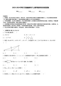 2023-2024学年江苏省南通市八上数学期末综合测试试题含答案