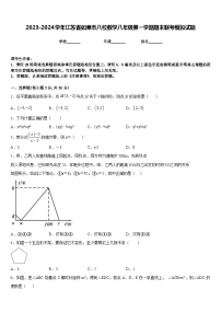 2023-2024学年江苏省如皋市八校数学八年级第一学期期末联考模拟试题含答案