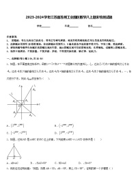 2023-2024学年江苏省苏州工业园区数学八上期末检测试题含答案