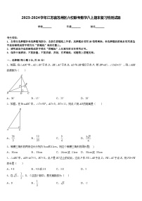 2023-2024学年江苏省苏州区六校联考数学八上期末复习检测试题含答案