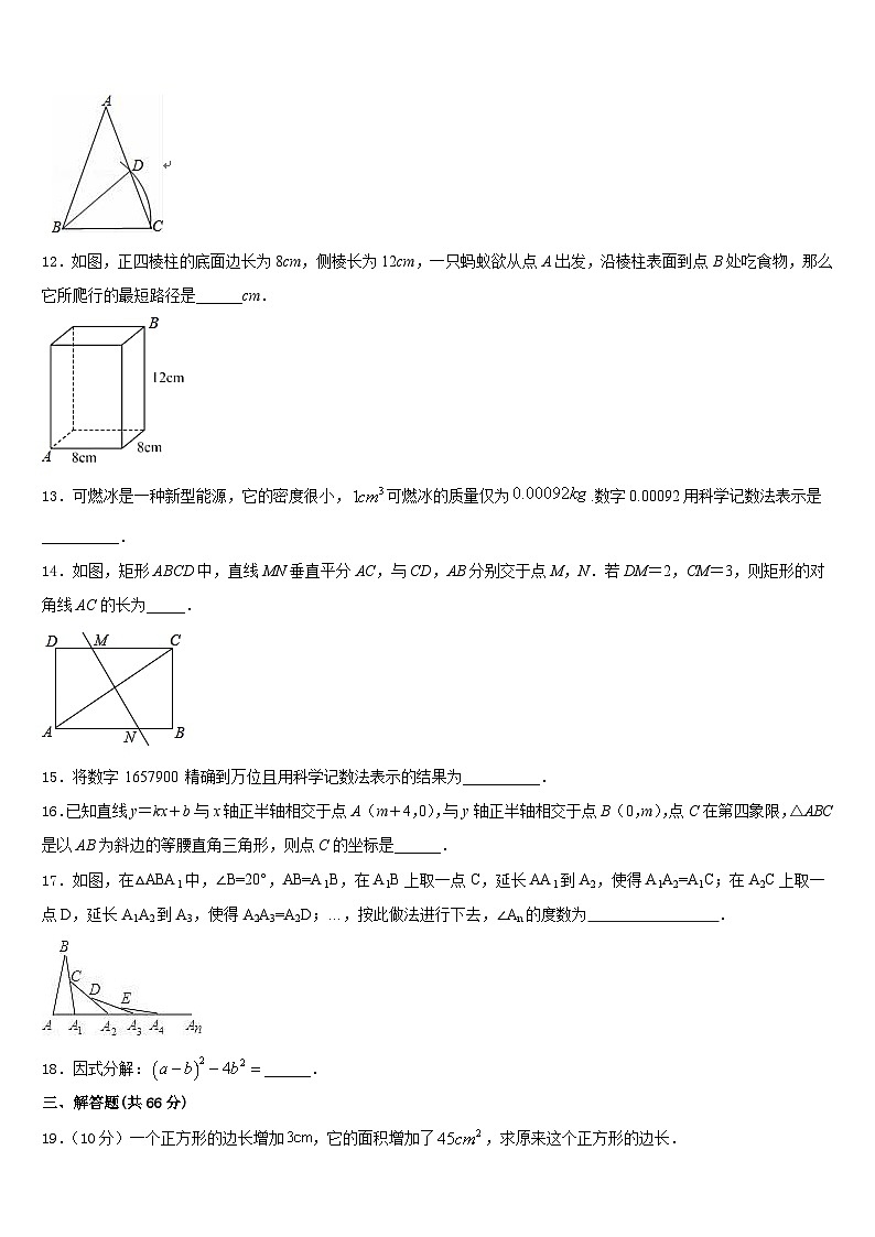 2023-2024学年江苏省无锡市滨湖区数学八上期末经典试题含答案第3页
