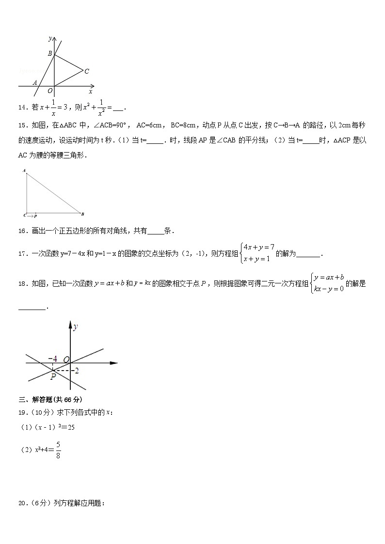 2023-2024学年江苏省连云港市东海县数学八上期末达标测试试题含答案第3页