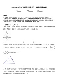 2023-2024学年江西省莲花县数学八上期末经典模拟试题含答案