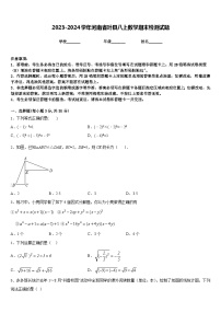 2023-2024学年河南省叶县八上数学期末检测试题含答案