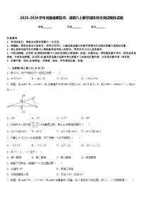 2023-2024学年河南省鹤壁市、淇县八上数学期末综合测试模拟试题含答案