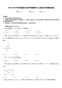 2023-2024学年河南省驻马店市平舆县数学八上期末复习检测模拟试题含答案