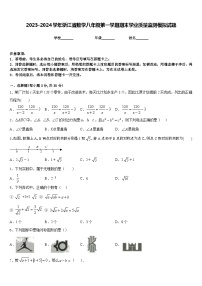 2023-2024学年浙江省数学八年级第一学期期末学业质量监测模拟试题含答案