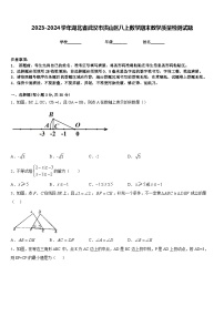 2023-2024学年湖北省武汉市洪山区八上数学期末教学质量检测试题含答案