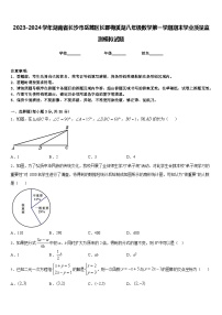 2023-2024学年湖南省长沙市岳麓区长郡梅溪湖八年级数学第一学期期末学业质量监测模拟试题含答案