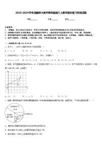 2023-2024学年湖南师大附中教育集团八上数学期末复习检测试题含答案