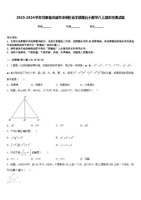 2023-2024学年甘肃省武威市凉州区金羊镇皇台小数学八上期末经典试题含答案