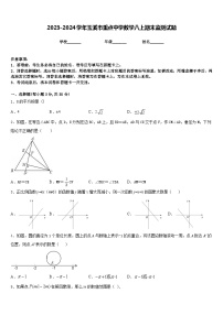 2023-2024学年玉溪市重点中学数学八上期末监测试题含答案