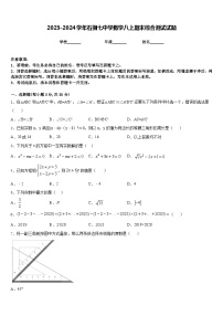 2023-2024学年石狮七中学数学八上期末综合测试试题含答案