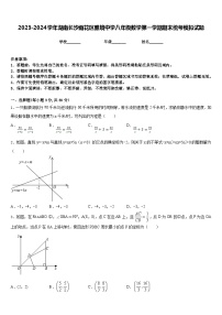 2023-2024学年湖南长沙雨花区雅境中学八年级数学第一学期期末统考模拟试题含答案