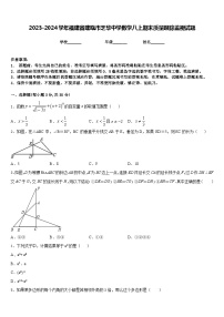 2023-2024学年福建省建瓯市芝华中学数学八上期末质量跟踪监视试题含答案