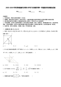 2023-2024学年贵州省都匀市第六中学八年级数学第一学期期末检测模拟试题含答案