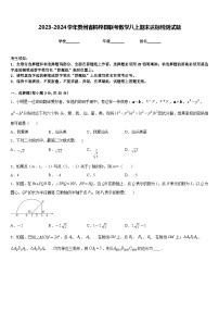 2023-2024学年贵州省桐梓县联考数学八上期末达标检测试题含答案