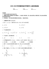 2023-2024学年绵阳市重点中学数学八上期末经典试题含答案