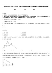 2023-2024学年辽宁省营口七中学八年级数学第一学期期末学业质量监测模拟试题含答案