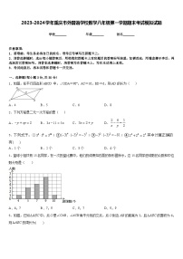 2023-2024学年重庆市外国语学校数学八年级第一学期期末考试模拟试题含答案