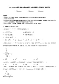 2023-2024学年阿坝市重点中学八年级数学第一学期期末预测试题含答案