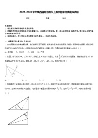 2023-2024学年陕西省定边县八上数学期末经典模拟试题含答案