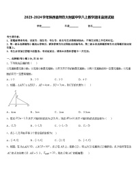 2023-2024学年陕西省师范大附属中学八上数学期末监测试题含答案