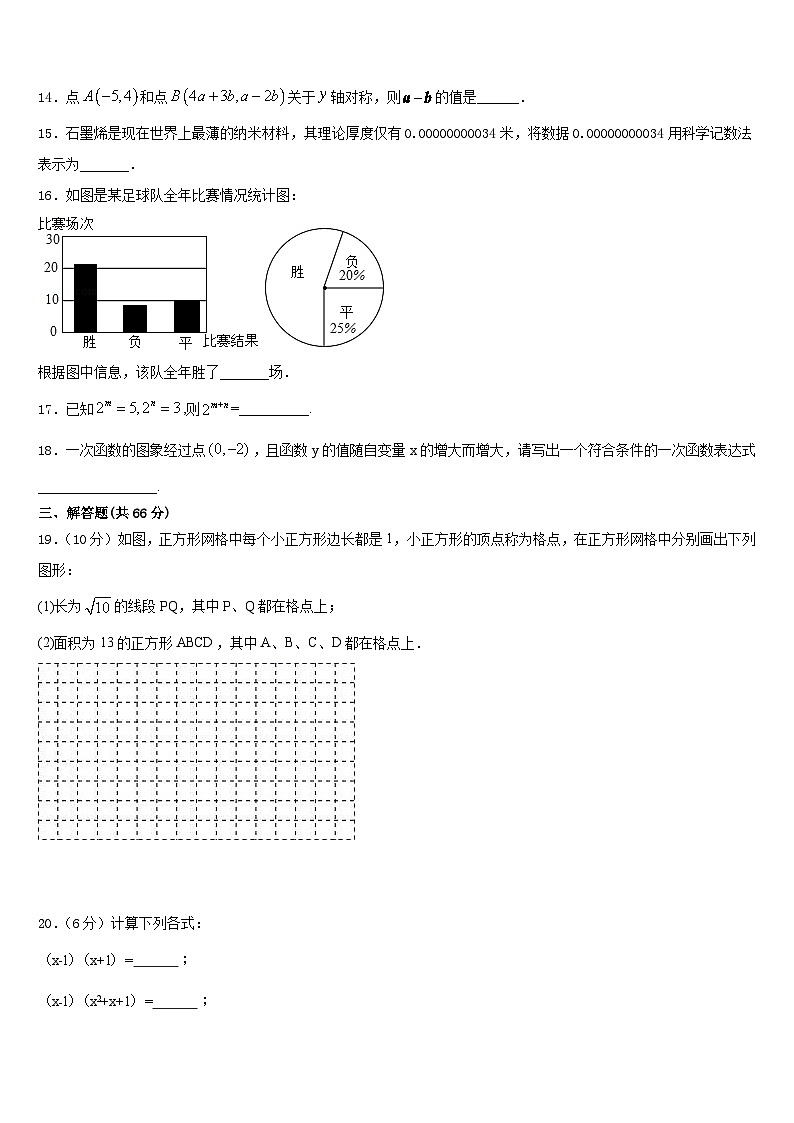 2023-2024学年陕西西安市交大附中八年级数学第一学期期末质量检测模拟试题含答案03