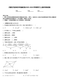 内蒙古巴彦淖尔市杭锦后旗2023-2024学年数学八上期末检测试题含答案