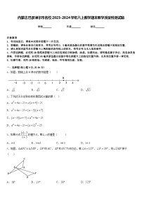 内蒙古巴彦淖尔市名校2023-2024学年八上数学期末教学质量检测试题含答案