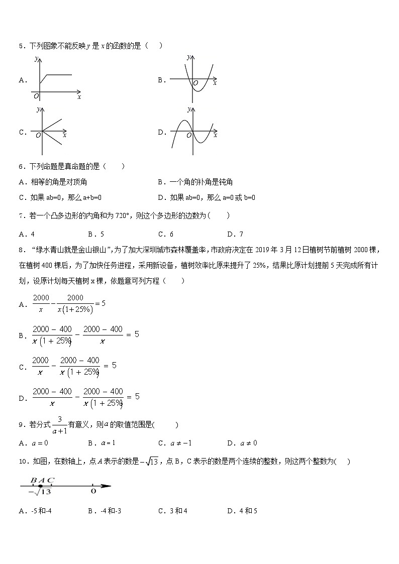 内蒙古乌海市2023-2024学年数学八上期末教学质量检测模拟试题含答案第2页