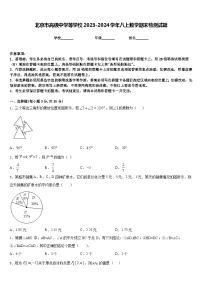 北京市高级中学等学校2023-2024学年八上数学期末检测试题含答案