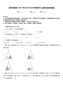 北京市海淀区一零一中学2023-2024学年数学八上期末达标测试试题含答案