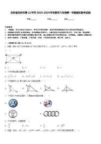 吉林省吉林市第12中学2023-2024学年数学八年级第一学期期末联考试题含答案